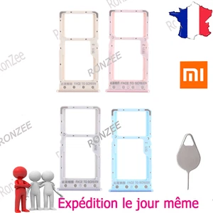 🇫🇷 TIROIR CARTE SIM PLATEAU TRAY POUR XIAOMI REDMI 6 REDMI 6A ✅ VENDEUR PRO - Imagen 1 de 6