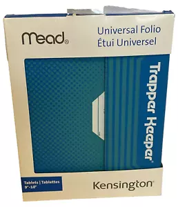 Kensington Blue Universal Folio For 9"-10" Tablet NIB Trapper Keeper by MEAD - Picture 1 of 9