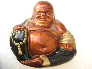 lachender dicker Buddha * Happy Buddha Figur * farbig Feng Shui 1,9 kg