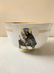Vintage 1976 Danbury Mint Benjamin Franklin Signs Declaration Collector Bowl - Picture 1 of 6