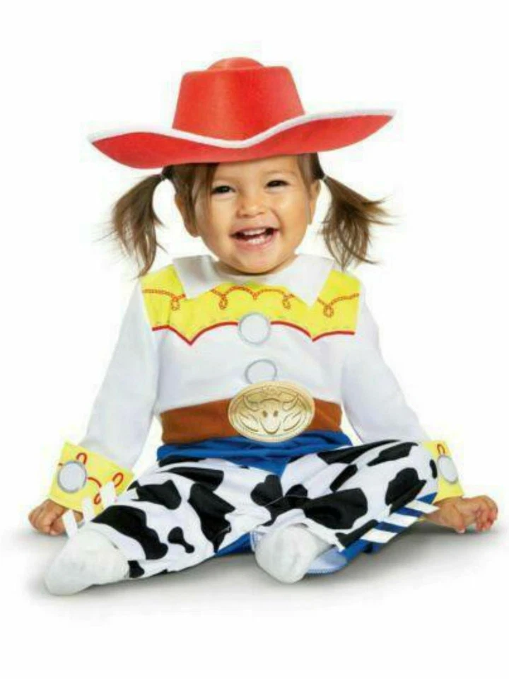Disney Toy Story Infant Girls Cowgirl Jessie Costume Baby Jumpsuit & Hat 12-18m - Image 1 of 1