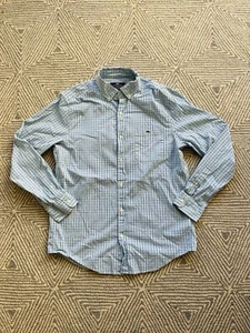 Vineyard Vines Classic Fit Tucker Long Sleeve Button Shirt - White/Blue - Medium - Picture 1 of 5