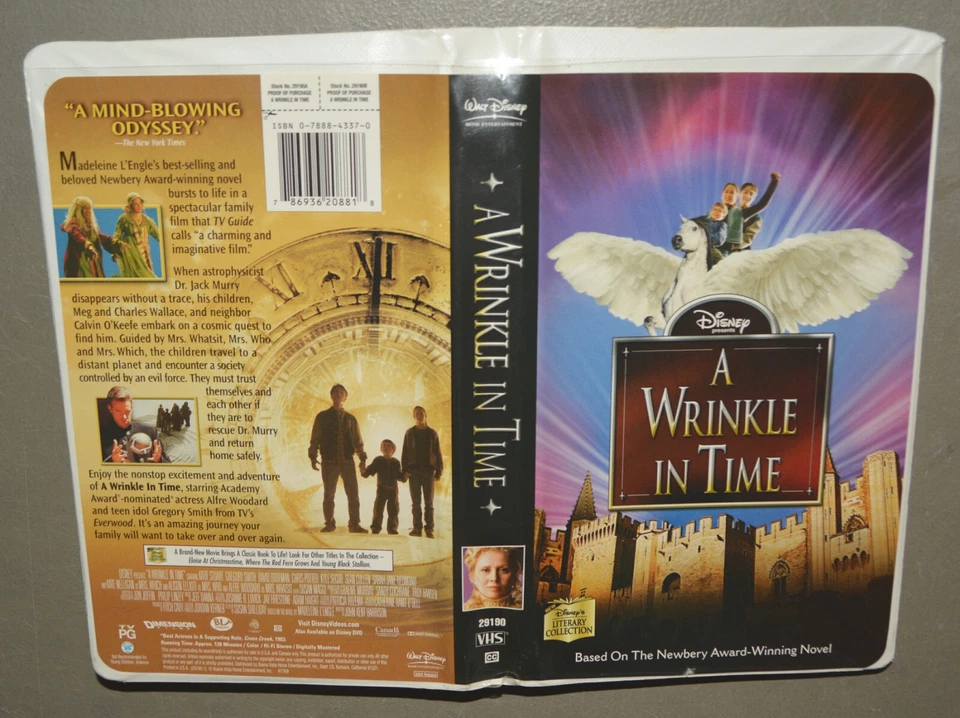 VHS - A Wrinkle In Time - in clamshell case - Image 1 of 1