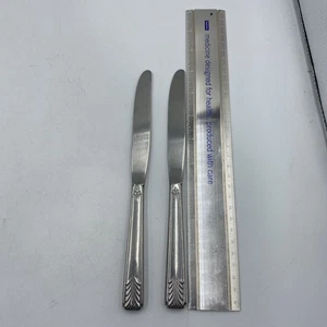 2x Coltello Burro Silco International Argento Scandia - Foto 1 di 4