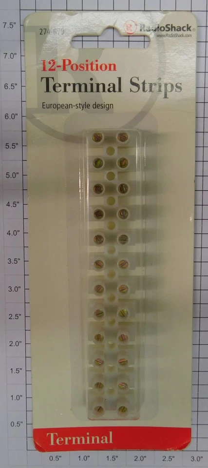 Tiras de terminales Radio Shack 274-679 12 posiciones Foto 1 de 1