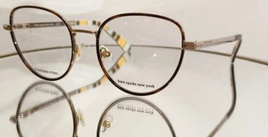 Original KATE SPADE NEW YORK AYLA 086 Eyeglasses DARK HAVANA New Metal 52-18-140 - Picture 1 of 14
