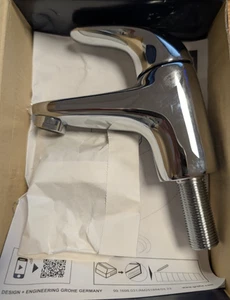 GROHE Swift - Pillar Tap (XS-Size, Monobloc Installation, Ceramic 20617001 - Picture 1 of 2