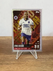 2024-25 Match Attax Cyriel Dessers Limited Edition LE25 Rangers - Picture 1 of 2