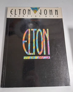 Elton John: Greatest Hits Songbook by Hal Leonard 1991 Paperback Music Book - Picture 1 of 10
