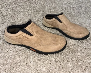 Cabelas Suede Clogs Womens 7.5 M Casual Comfort Trail Mule 84-1123 Brown Slip On - Picture 1 of 7