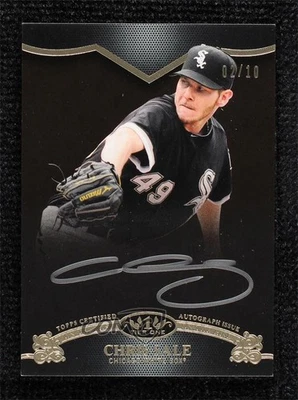 2012 Topps Tier One On the Rise Auto Silver Ink /10 Chris Sale #OR-CSA Auto - Image 1 of 2