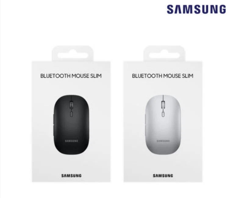 [Samsung]  Bluetooth Slim Mouse EJ-M3400 Black / Silver  1000dpi 5 Buttons - Image 1 of 4
