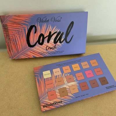 Violet Voss CORAL CRUSH Eyeshadow Palette 18 Shades Full Size NIB - Image 1 of 4