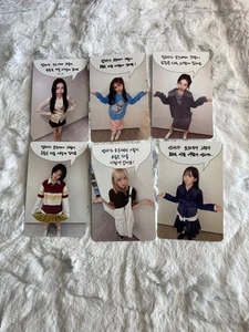 NMIXX 1ST BLUE VALENTINE OFFICIAL makestar FAN SIGN EVENT PHOTO CARD PHOTOCARD - Picture 1 of 7