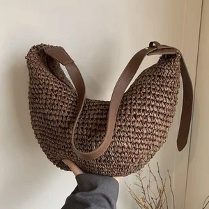 Tasche Stroh Sommer Umhängetasche Boho Festival Summer - Bild 1 von 3