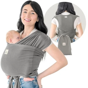 Baby Wrap Carrier Ring Sling - Easy to Wear, Adjustable D-Lite Baby Carrier N... - Picture 1 of 9