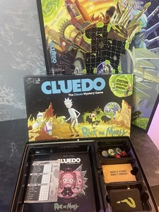 CLUEDO Ricky and Morty Back In Blackout Board Game 2018 Hasbro Complete & VGC - Picture 1 of 11