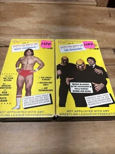 Super Star Wrestling The Assassins & Ricky Steamboat Vol. 3 & 6 VHS Bundle - Picture 1 of 15