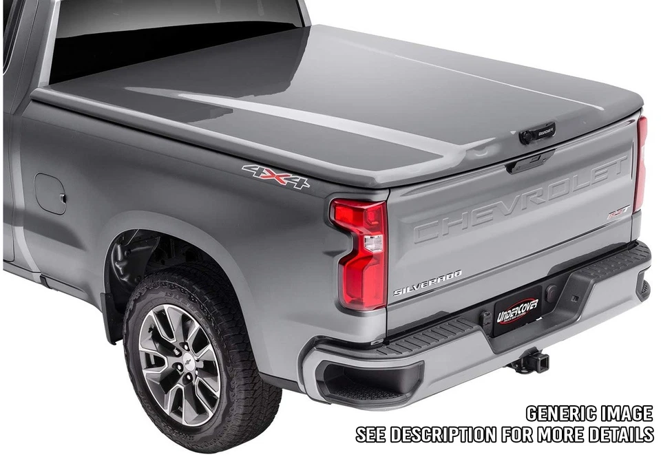 UnderCover Elite LX Billet Silver Tonneau Cover for Ram 1500 67" Bed - Image 1 of 4