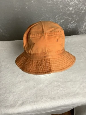 Sombrero camafeo sol algodón plegable jardinería senderismo pesca naranja M/L 24” unisex Foto 1 de 4