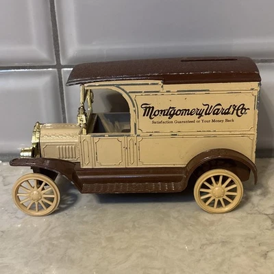 Ertl Ford 1917 Montgomery Ward Model T Delivery Van 1/25 Coin Bank - Image 1 of 4