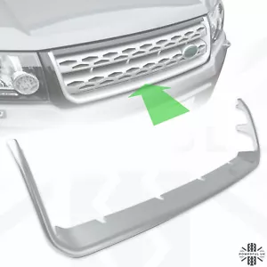 Front grille cover strip for Land Rover Freelander 2 LR2 Facelift 2012-14 Silver - Picture 1 of 11