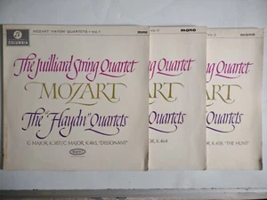 JUILLIARD Qt PLAYS MOZART HAYDN QUARTET EMI COLUMBIA 33CX 1826 - 28 MONO - Picture 1 of 13