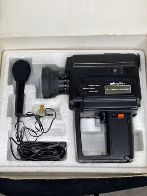 Cámara de película Minolta XL-660 Sound Super 8 8 mm - no probada como está Foto 1 de 4
