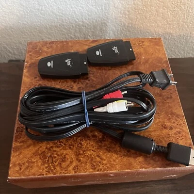 2 PS2 DreamGEAR Wireless Dongle Receiver PlayStation II HDMI cord-Used - Image 1 of 4
