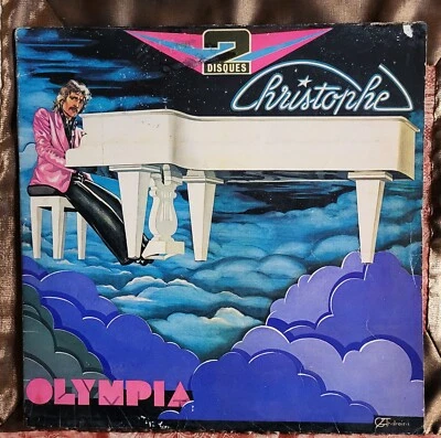 Double LP 33T  Christophe – Olympia / Fra 1975  " Les Mots Bleus " - Photo 1/3