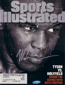 Mike Tyson handsigniertes signiertes Autogramm 1997 Sport illustriert SI TriStar TSP - Bild 1 von 1