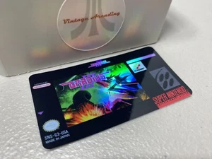 Gradius III Holographic (SNES) Super Nintendo Replacement Game Label - Picture 1 of 2