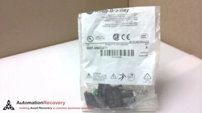 ALLEN BRADLEY 800F-MN3GX11 SER A, MÓDULOS DE CONTACTO LED CON PESTILLO METÁLICO, NE #292768 Foto 1 de 4