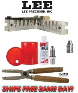 Stampo Lee 6 cavi con maniglie e dimensioni e kit lubrificante per 38 spl, 357 Mag, ecc. #90317 - Foto 1 di 7