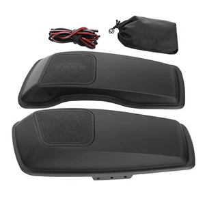 Matt Black Saddlebag Lid 6x9'' Speakers Grill For Harley Street Road Glide 14-23 - Picture 1 of 12