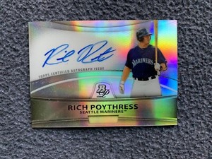 2010 Bowman Platinum Auto Refractor Rich Poythress #BPA-RP Auto
