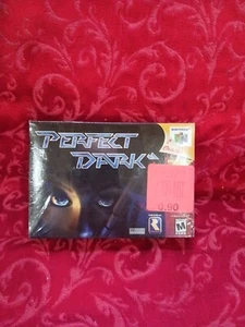 Mint sealed n64 PERFECT DARK Game - NEW FACTORY Very Clean gift rare vtg afa - Picture 1 of 4