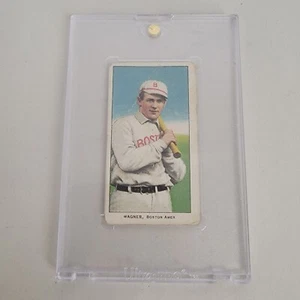 Murciélago Heinie Wagner 1909-11 T206 Sweet Caporal 150/25 en el hombro izquierdo - Imagen 1 de 7