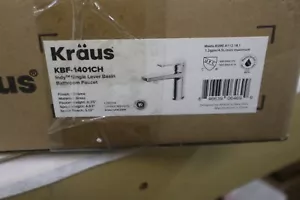 KRAUS Indy Einhand-Waschtischarmatur Badarmatur in Chrom KBF-1401CH - Bild 1 von 5