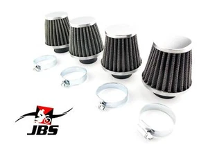 JUEGO DE 4 FILTROS DE AIRE SUZUKI GS1000 78-80 JBS PERFORMANCE HI FLOW 42mm CROMADO CÁPSULA - Imagen 1 de 3