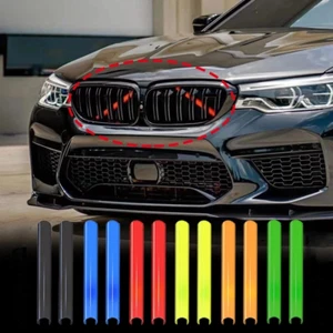 Cubierta de tira de rejilla de soporte en V delantero de automóvil 2 piezas para BMW 1 2 3 Series F20 F31 12-19 - Imagen 1 de 18