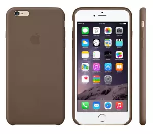 Funda de cuero genuina oficial oficial para Apple iPhone 6 Plus / 6S Plus - marrón oliva - Imagen 1 de 12