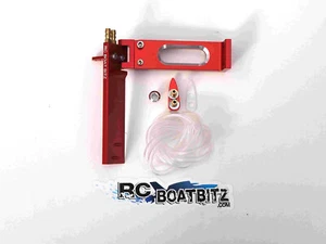 Traxxas Spartan SR upgrade dual outlet rudder kit Red - Picture 1 of 2