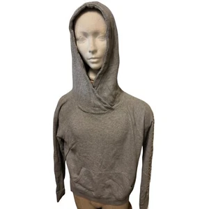 Victorias Secret hoodie Size M Gray Partial Zipper with pockets - Picture 1 of 5