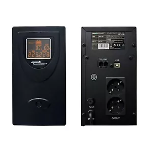 UPS Gruppo di continuità con Display e AVR 2000VA 1200 w Computer Monitor TVCC - Foto 1 di 7