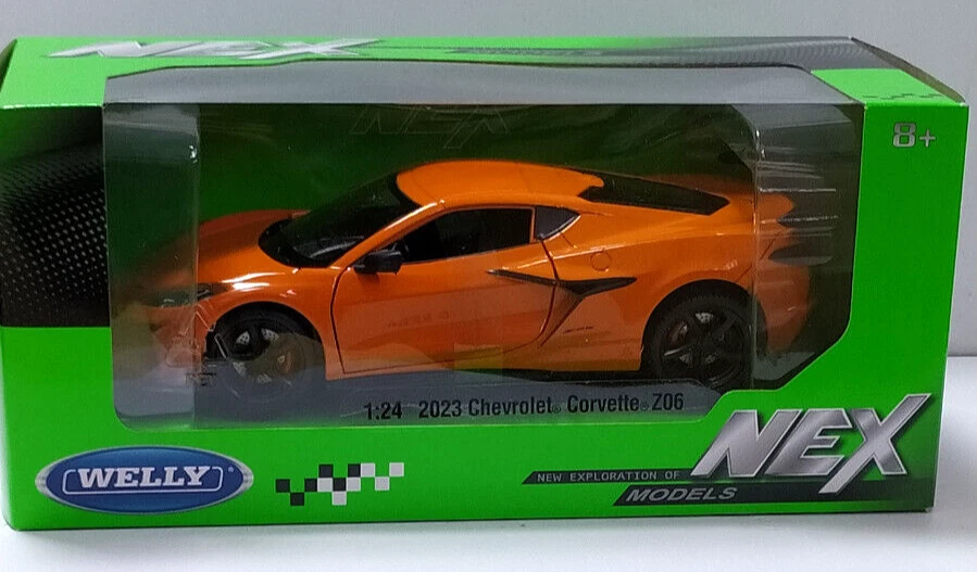 WELLY NEX MODELS  1:24 AUTO CHEVROLET CORVETTE Z06  2023  ARANCIONE  ART 24120 - Immagine 1 di 1