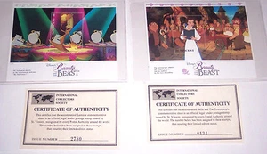 Estampillas postales de Disney Bella La Bella y la Bestia Sé nuestra invitada Bella San Vicente - Imagen 1 de 3
