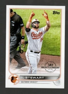 2022 Topps 582 Montgomery Club Stamp #366 DJ Stewart Baltimore Orioles - Picture 1 of 1