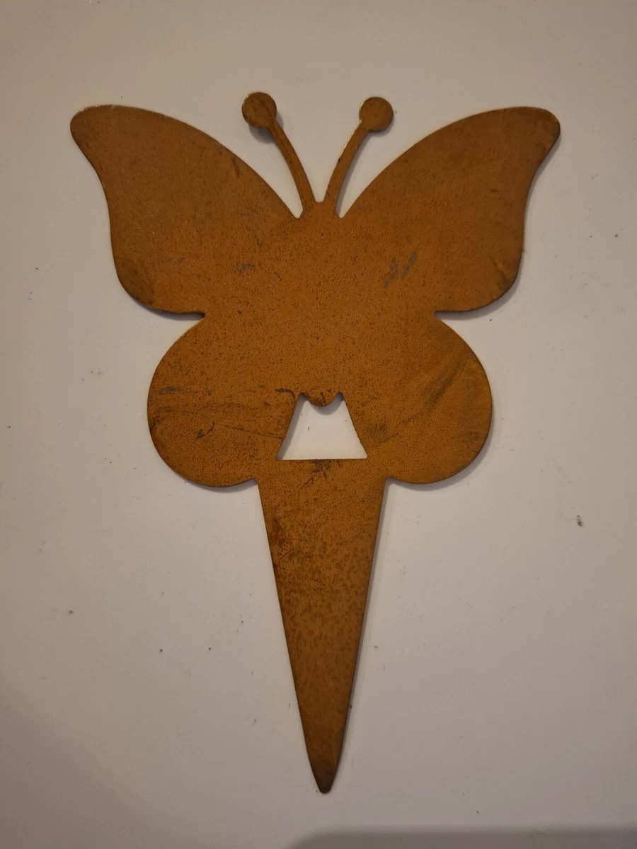 Itsisa Rostfigur Schmetterling – 3er Set, Metall-Deko Für Garten, Ca. 10–16 Cm Breit