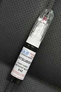 Mitsubishi Améthyste BLACK X42 Touch Up Stylo Bouteille Pinceau Rayures - Picture 1 of 4